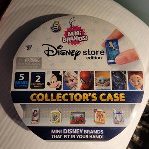 NWT! 5 Surprise Disney Store Mini Brands Collectors Case, Multicolor